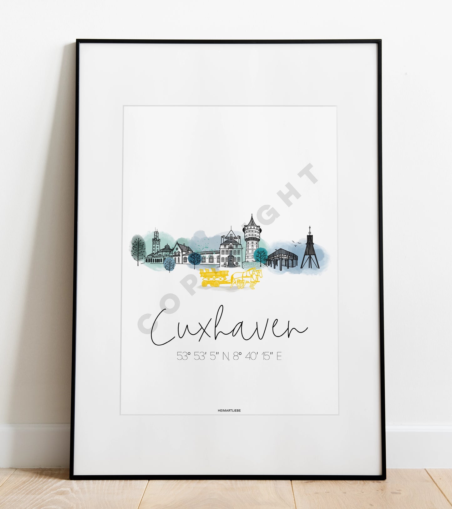 PRINT - SKYLINE CUXHAVEN EDITION