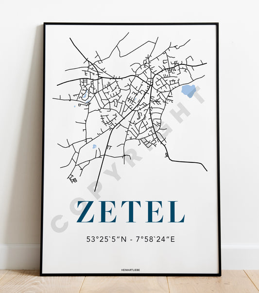 PRINT - MAP ZETEL