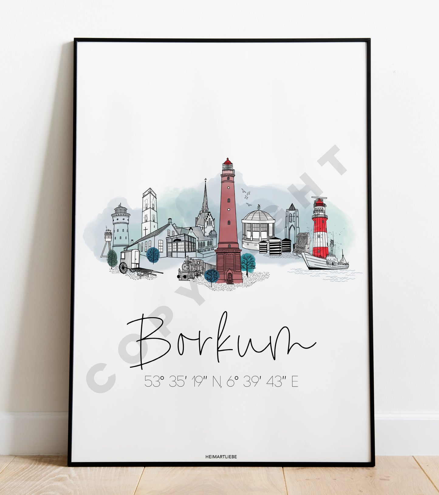 PRINT - SKYLINE BORKUM EDITION
