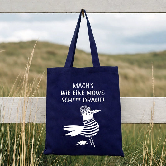 TASCHE "SCHEIß DRAUF" - SIEBDRUCK, 100% BAUMWOLLE