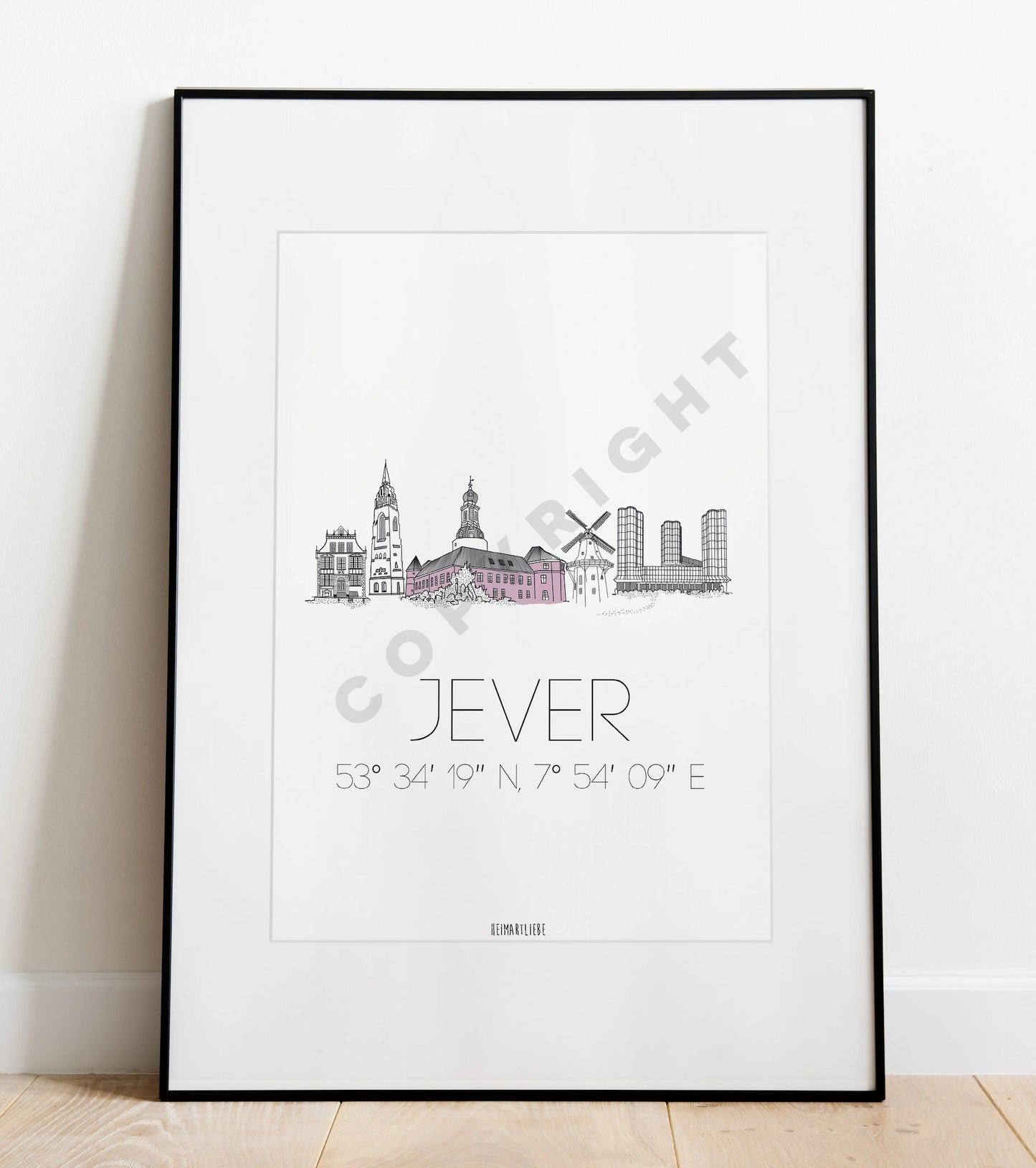 PRINT - SKYLINE JEVER