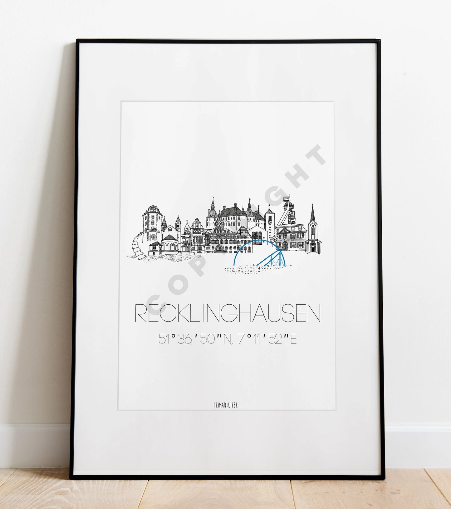 PRINT - SKYLINE RECKLINGHAUSEN