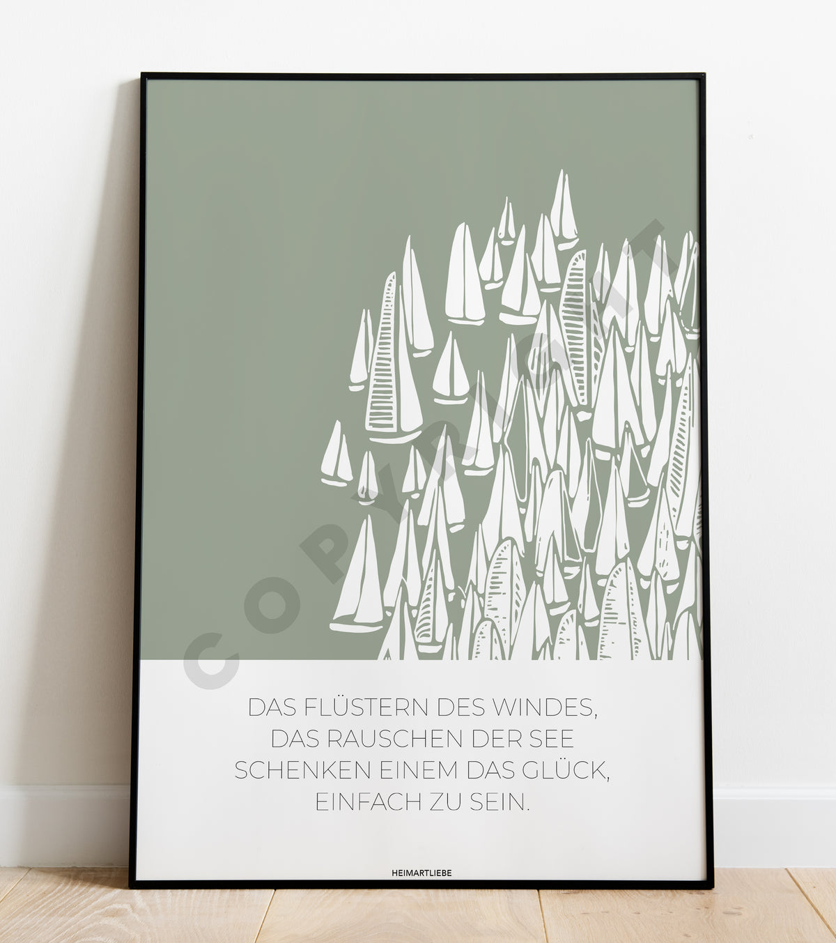 PRINT - BLUE | SAND | GREEN OCEAN - DAS FLÜSTERN DES WINDES