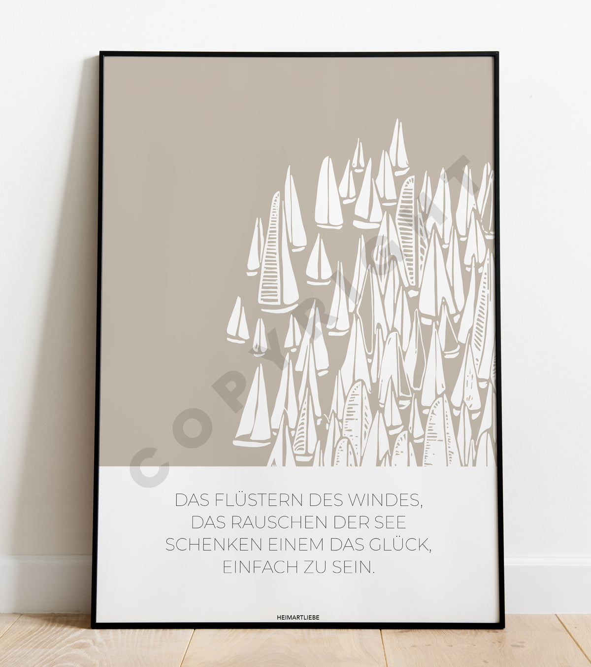 PRINT - BLUE | SAND | GREEN OCEAN - DAS FLÜSTERN DES WINDES