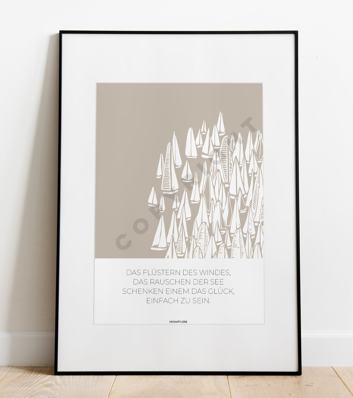PRINT - BLUE | SAND | GREEN OCEAN - DAS FLÜSTERN DES WINDES