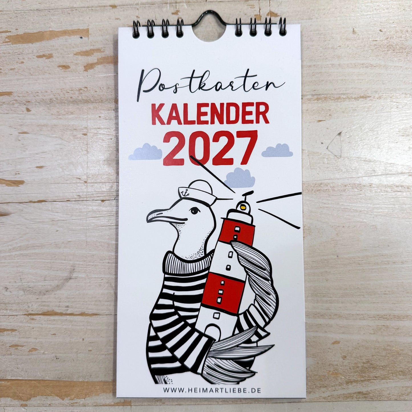 Postkartenkalender 2027 – Maritim, kreativ & nachhaltig