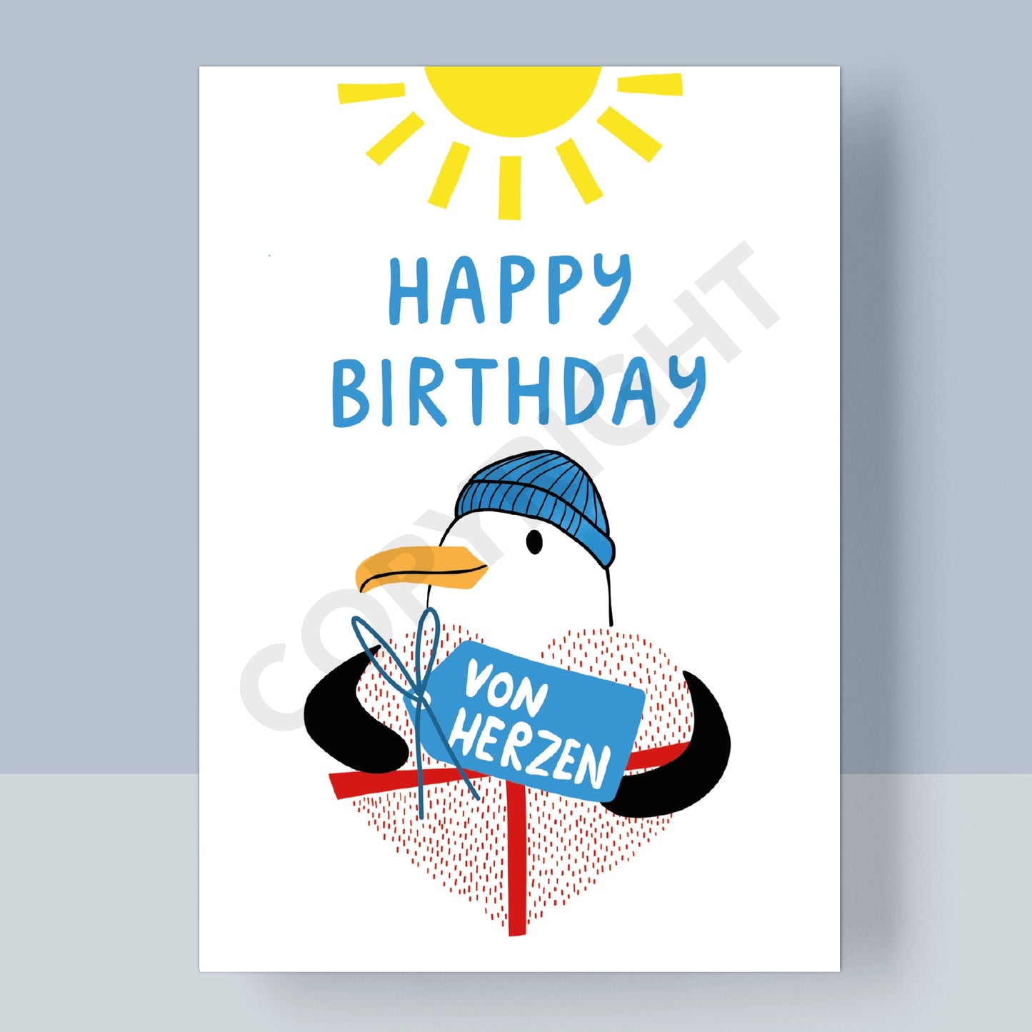 POSTKARTE - HAPPY BIRTHDAY