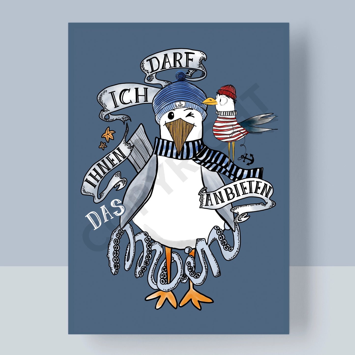 POSTKARTE -  DARF ICH IHNEN DAS MOIN ANBIETEN