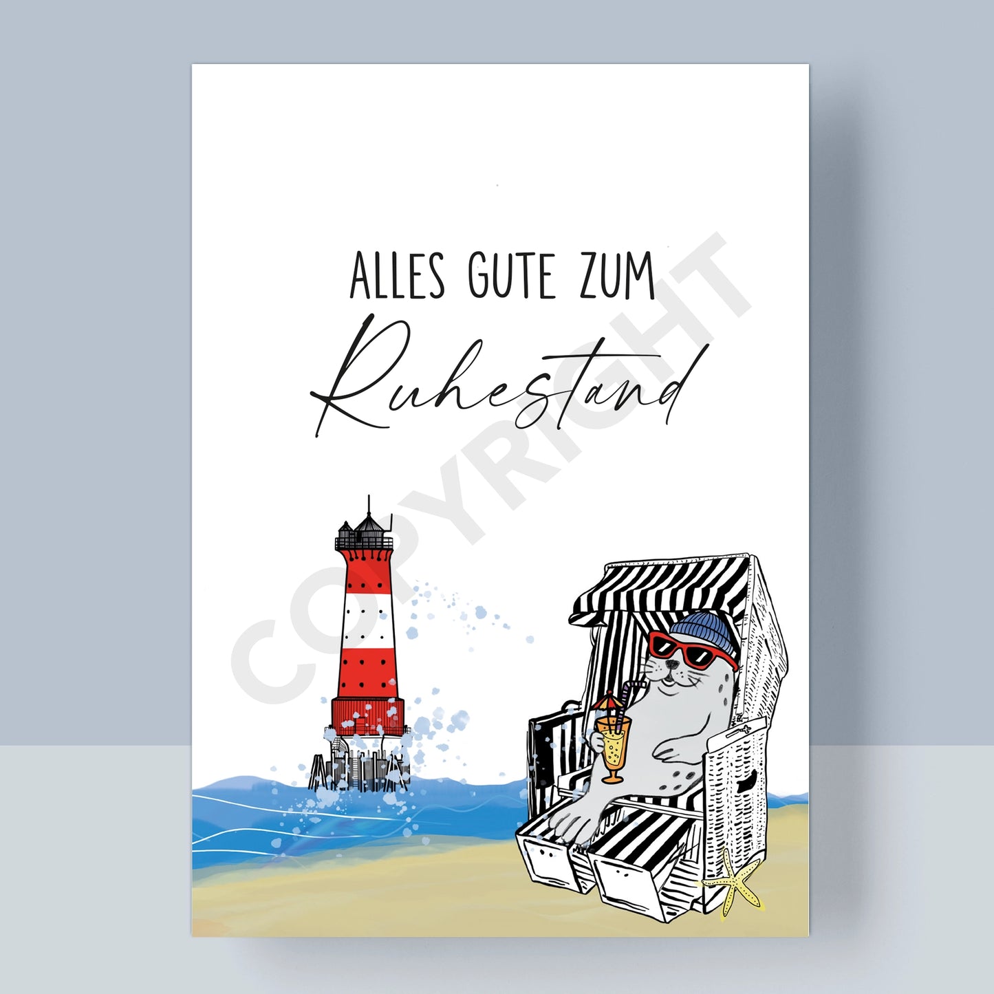 POSTKARTE - RUHESTAND