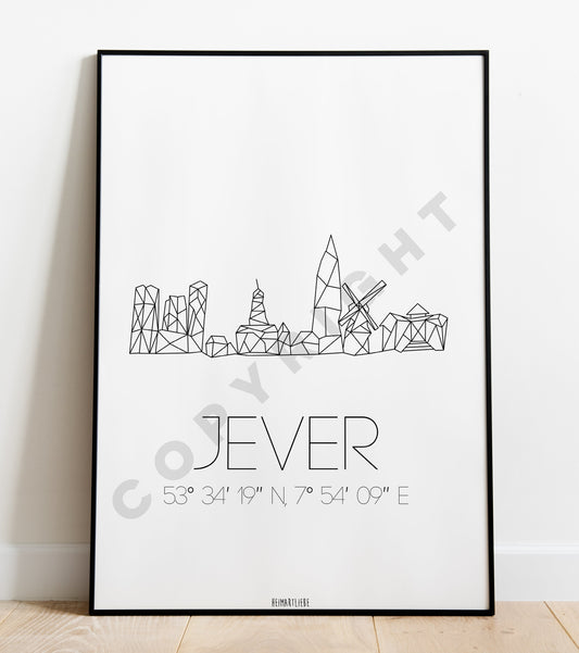 PRINT - SKYLINE JEVER GEOMETRIC