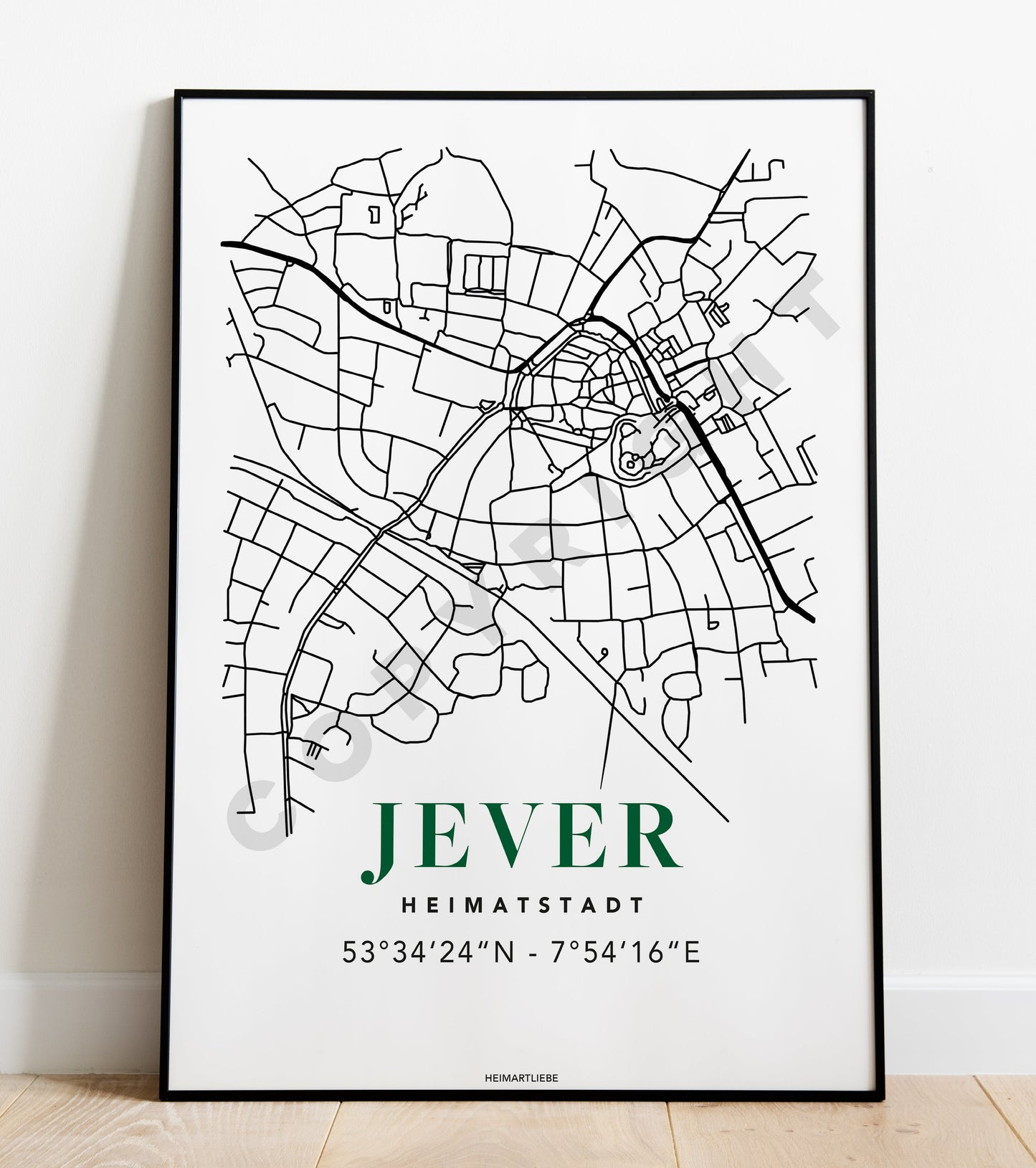 PRINT - MAP JEVER