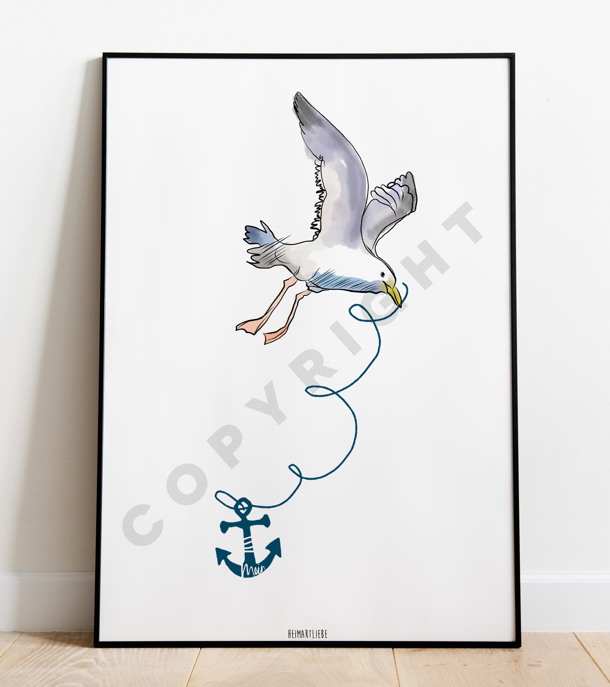 PRINT - ANKER MÖWE