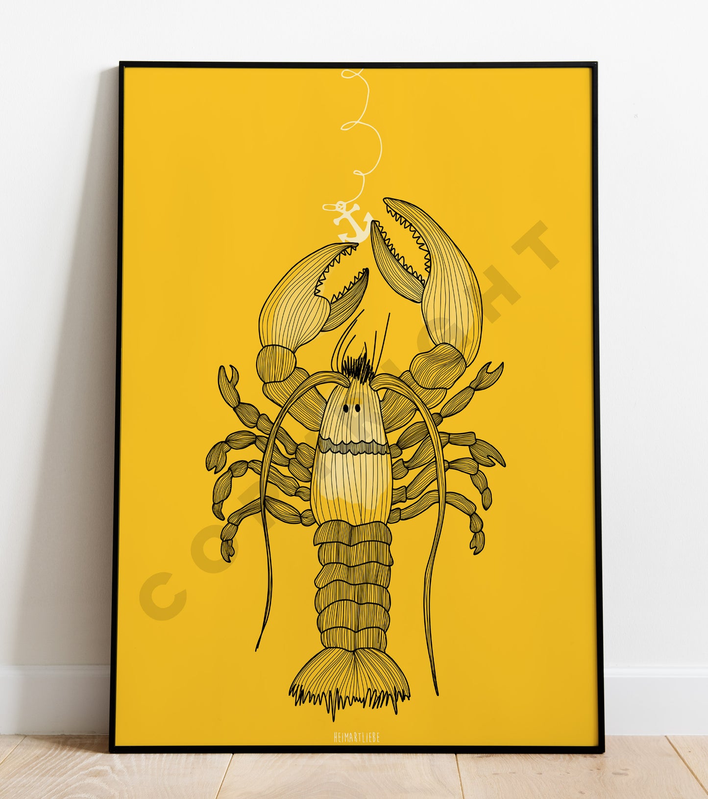 PRINT - HUMMER GELB
